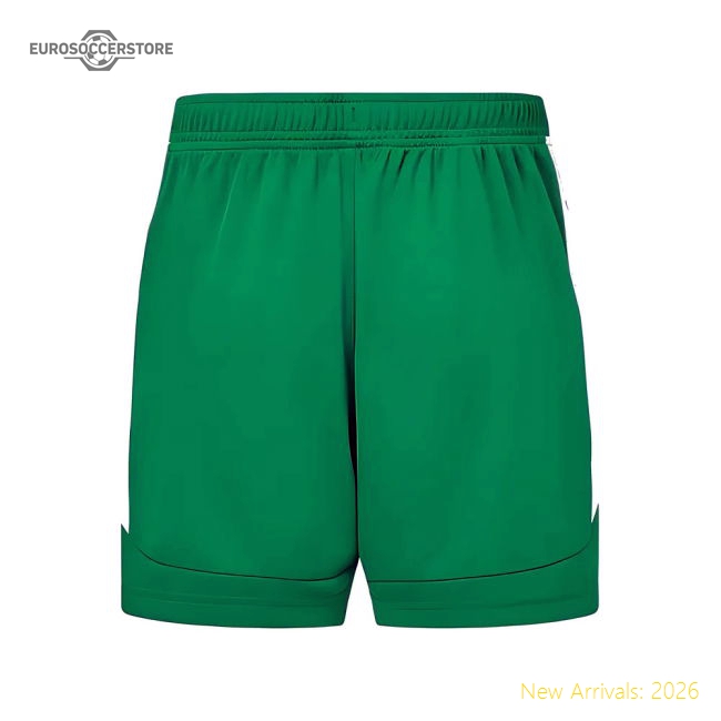 2024-2025 Republic of Ireland Away Shorts (Green)-The Soccer Shirt Hub