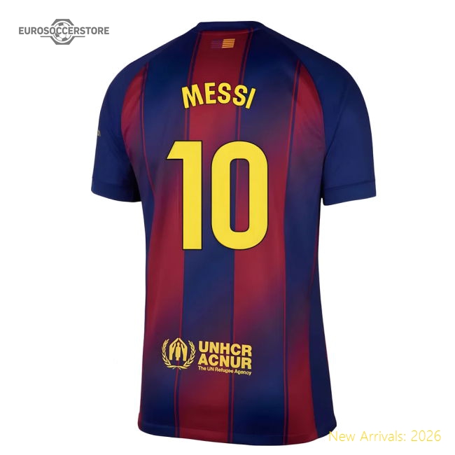 2025-2026 Barcelona Home Shirt (Messi 10)-The Soccer Shirt Hub