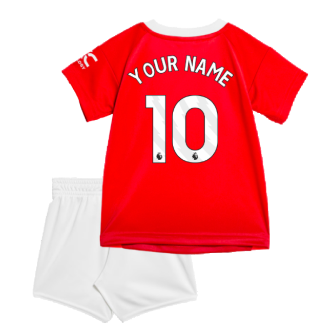 2024-2025 Man Utd Home Baby Kit (Your Name)-The Soccer Shirt Hub