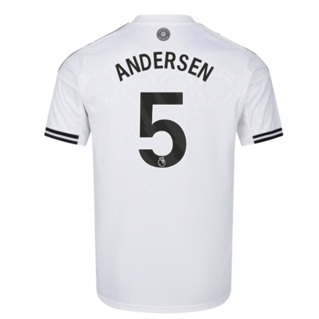 2025-2026 Fulham Home Shirt (Andersen 5)-The Soccer Shirt Hub