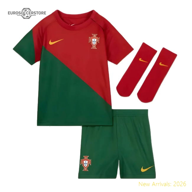 2022-2023 Portugal Home Baby Kit-The Soccer Shirt Hub