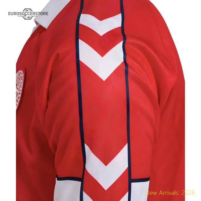 1988 Denmark Home Retro Shirt-The Soccer Shirt Hub