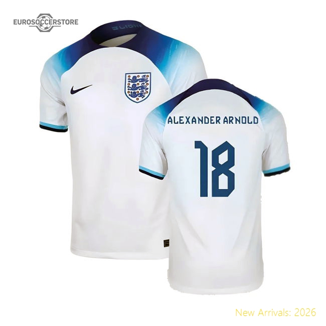 2022-2023 England Home Shirt (Alexander Arnold 18)-The Soccer Shirt Hub