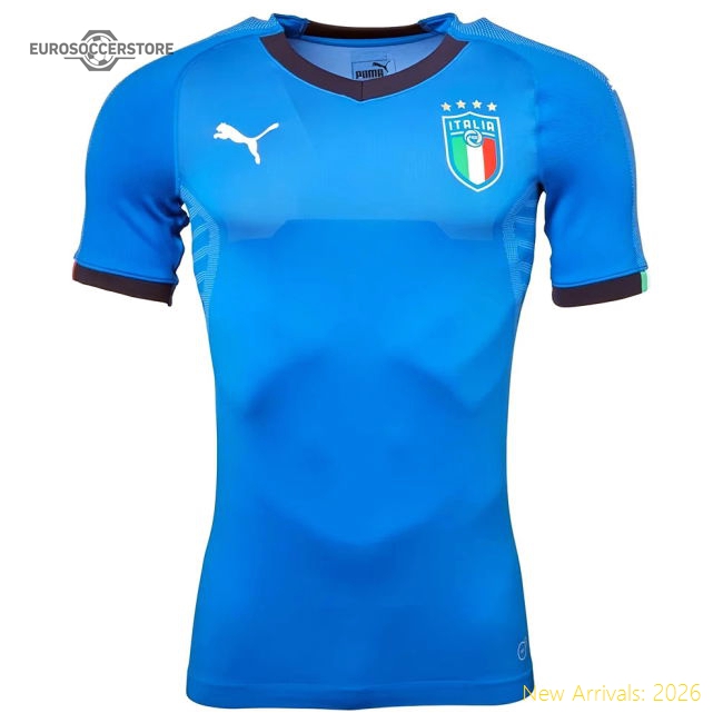 2018-2019 Italy evoKNIT Home Shirt-The Soccer Shirt Hub