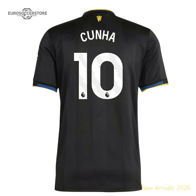 2025-2026 Man Utd Authentic Third Shirt (Cunha 10)-The Soccer Shirt Hub