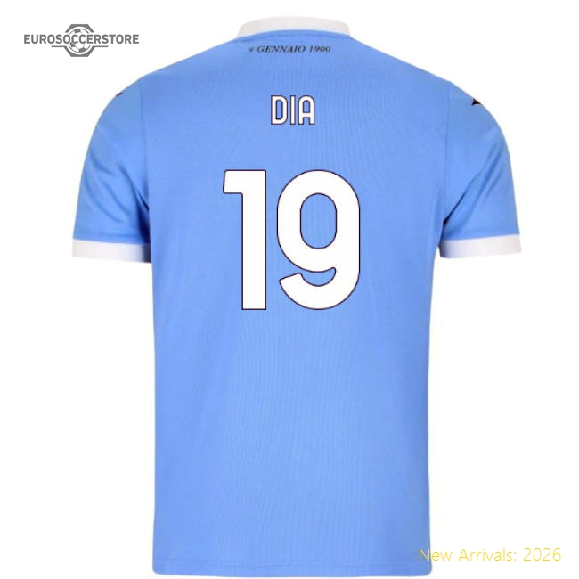 2025-2026 Lazio Home Shirt (Kids) (Dia 19)-The Soccer Shirt Hub