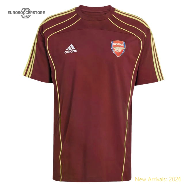2025-2026 Arsenal UBP Tee (Noble Maroon) (Wright 8)-The Soccer Shirt Hub