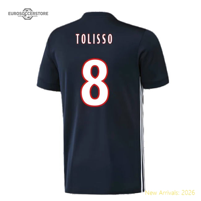 Lyon 2017-18 Away Shirt ((Excellent) L) (Tolisso 8)-The Soccer Shirt Hub