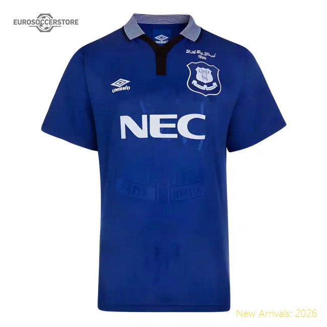 Score Draw Everton 1995 Cup Final Umbro Retro Football Shirt-The Soccer Shirt Hub
