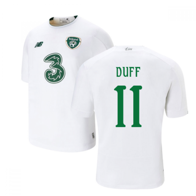 2019-2020 Ireland Away New Balance Football Shirt (Kids) (Duff 11)-The Soccer Shirt Hub