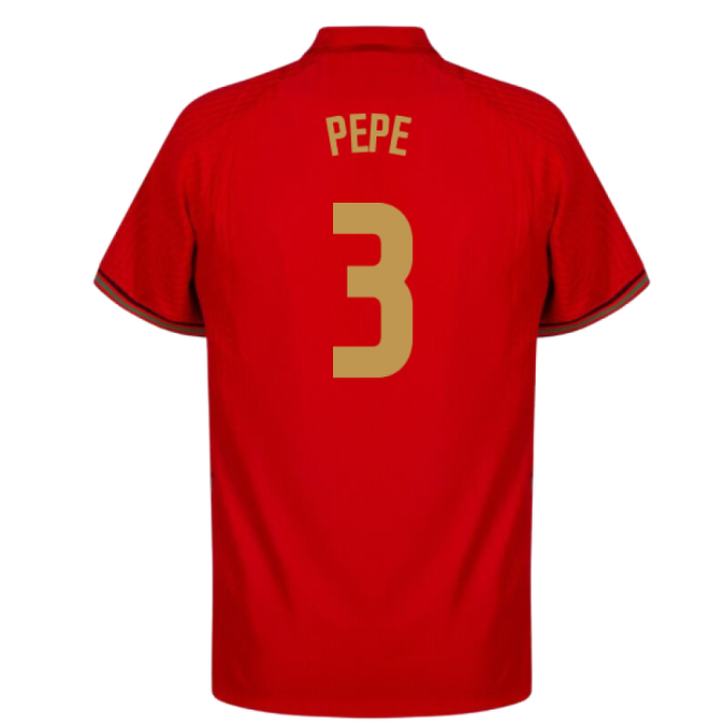 2020-2021 Portugal Home Shirt (PEPE 3)-The Soccer Shirt Hub