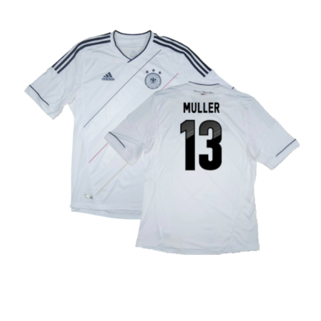 Germany 2012-13 Home Shirt (XL) ((Very Good) M) (Muller 13)-The Soccer Shirt Hub