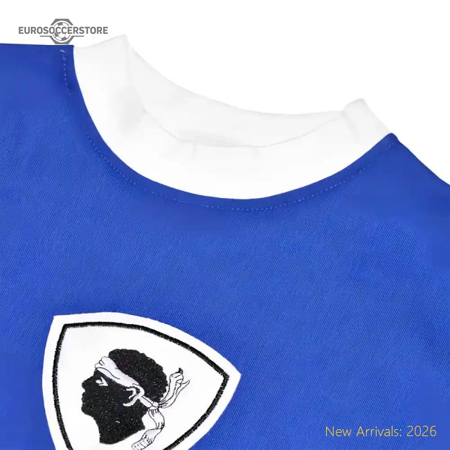 Bastia 1970s Retro Football Shirt-The Soccer Shirt Hub