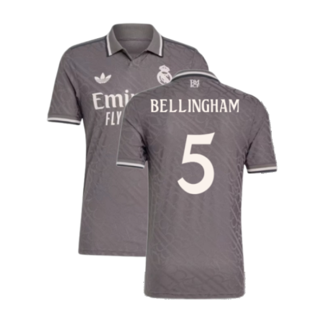 2024-2025 Real Madrid Authentic Third Shirt (Bellingham 5)-The Soccer Shirt Hub