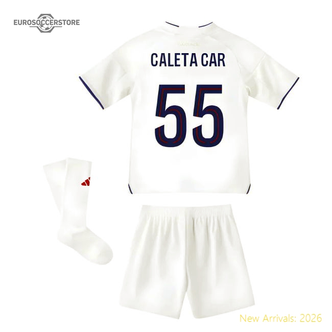 2025-2026 Olympique Lyon Home Mini Kit (Caleta Car 55)-The Soccer Shirt Hub