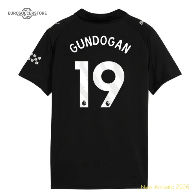 2025-2026 Man City Away Mini Kit (Gundogan 19)-The Soccer Shirt Hub