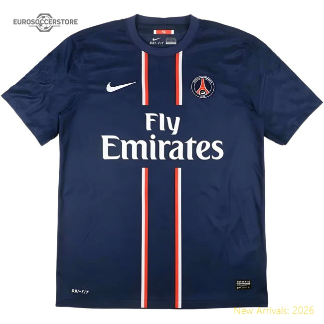 PSG 2012-13 Home Shirt (S) Lavezzi #11 (Excellent)-The Soccer Shirt Hub