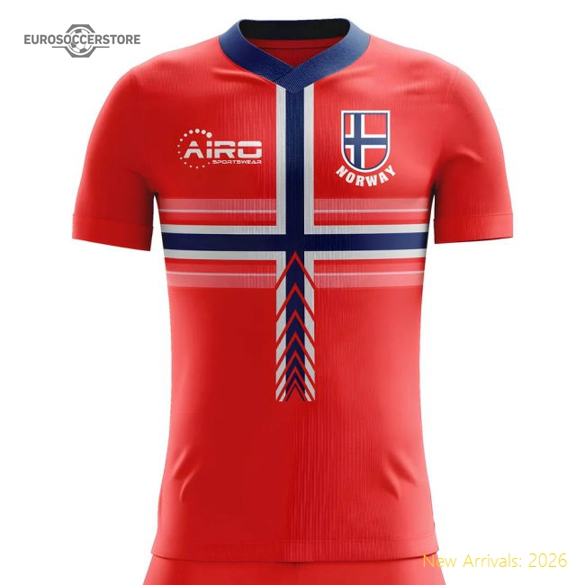 2025-2026 Norway Home Concept Football Shirt - Womens-The Soccer Shirt Hub