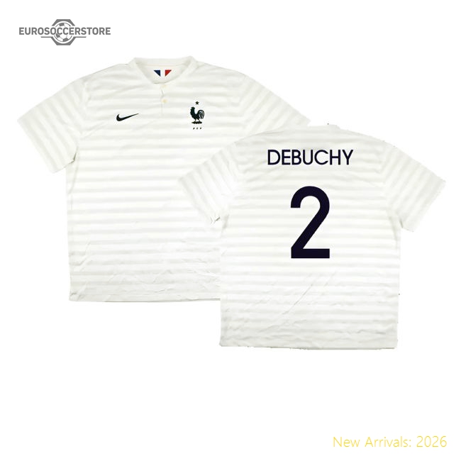France 2014-15 Away Shirt ((Very Good) XXL) (Debuchy 2)-The Soccer Shirt Hub
