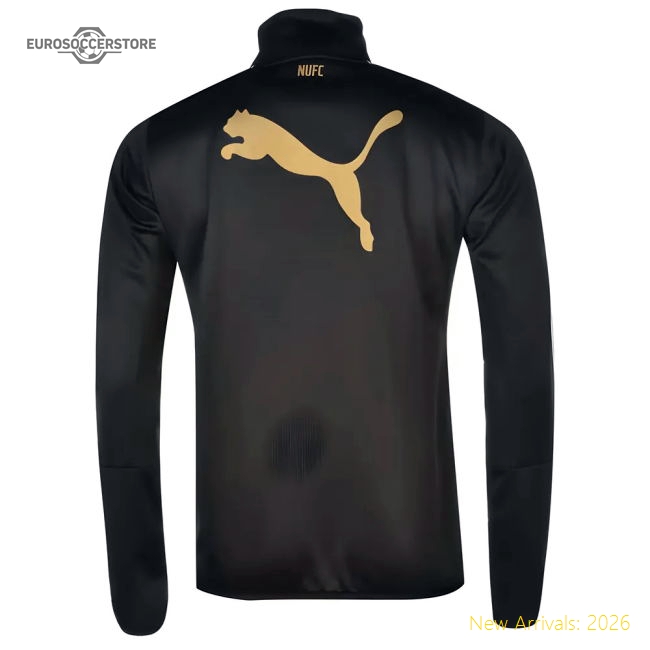 2016-2017 Newcastle Puma Quarter Zip Training Top (Black) - Kids-The Soccer Shirt Hub