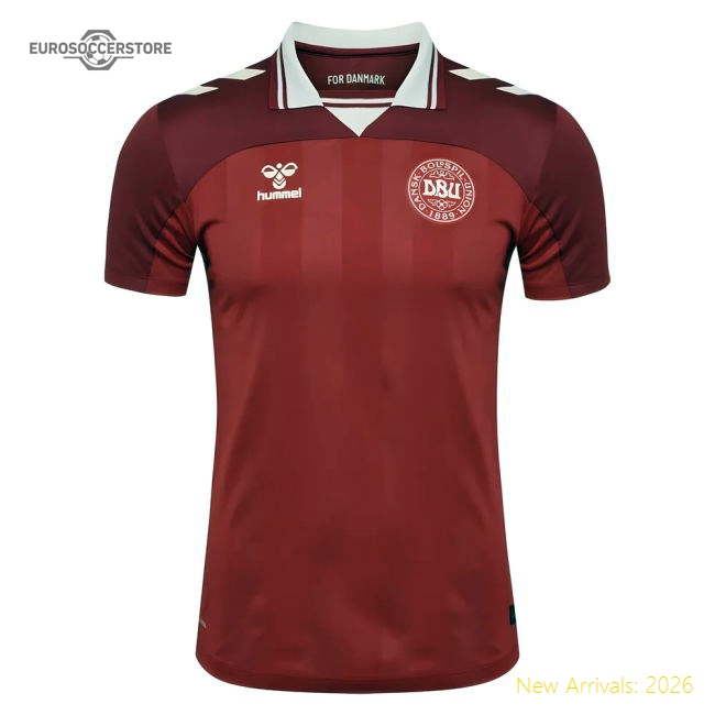 2025-2026 Denmark Womens Team Home Shirt (Ladies)-The Soccer Shirt Hub