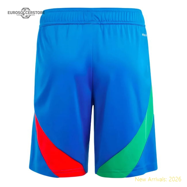 2024-2025 Italy Away Shorts (Blue) - Kids-The Soccer Shirt Hub