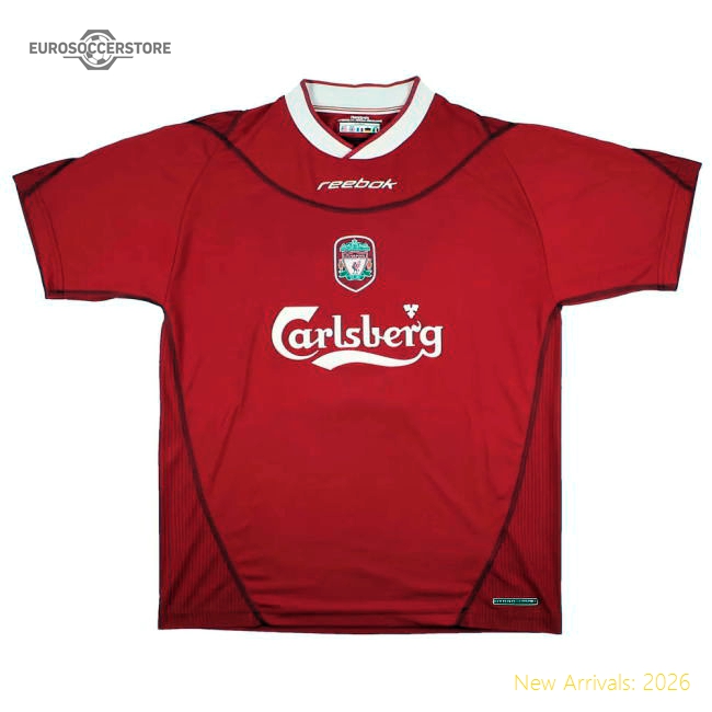 Liverpool 2002-04 Home Shirt (L) Murphy #13 (Good)-The Soccer Shirt Hub
