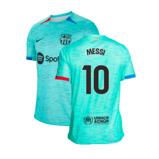 2023-2024 Barcelona Third Shirt (Messi 10)-The Soccer Shirt Hub