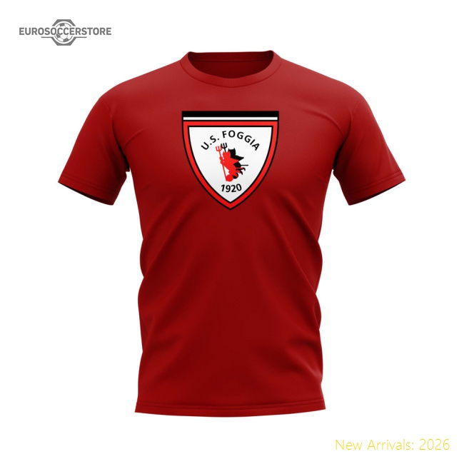 Foggia T-shirt (Red)-The Soccer Shirt Hub