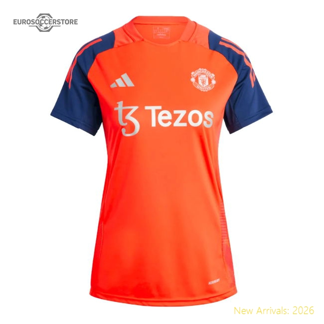 2024-2025 Man Utd Training Jersey (Red) - Womens-The Soccer Shirt Hub