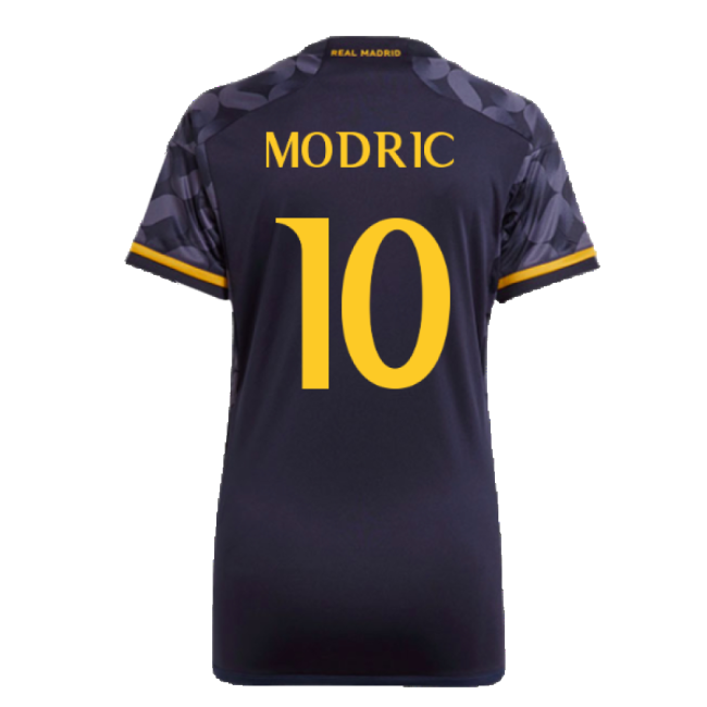 2023-2024 Real Madrid Away Shirt (Ladies) (Modric 10)-The Soccer Shirt Hub