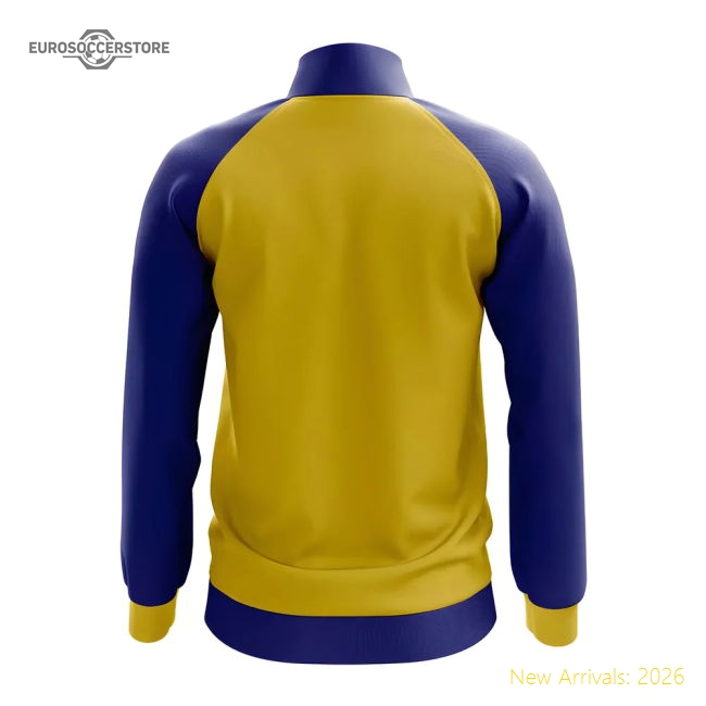 Colombia Concept Football Track Jacket (Yellow) - Kids-The Soccer Shirt Hub