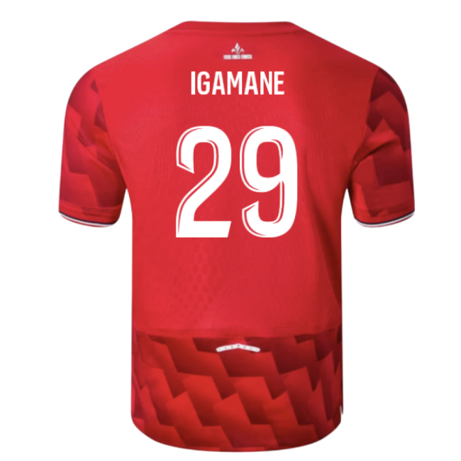 2025-2026 Lille Home Shirt (Igamane 29)-The Soccer Shirt Hub