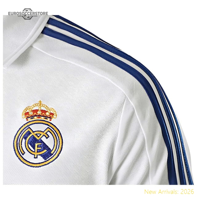 2024-2025 Real Madrid DNA Polo Shirt (White)-The Soccer Shirt Hub