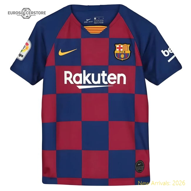 2019-2020 Barcelona Home Nike Shirt (Kids)-The Soccer Shirt Hub