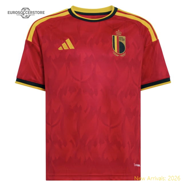 2026-2027 Belgium Home Shirt (Kids) (Your Name)-The Soccer Shirt Hub