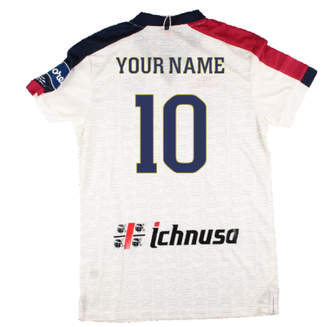 Cagliari 2022-23 Away Shirt (S) (Your Name 10) (BNWT)-The Soccer Shirt Hub