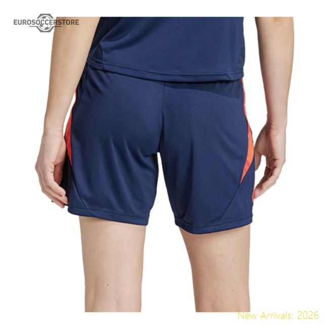 2024-2025 Man Utd Training Shorts (Night Indigo) - Womens-The Soccer Shirt Hub
