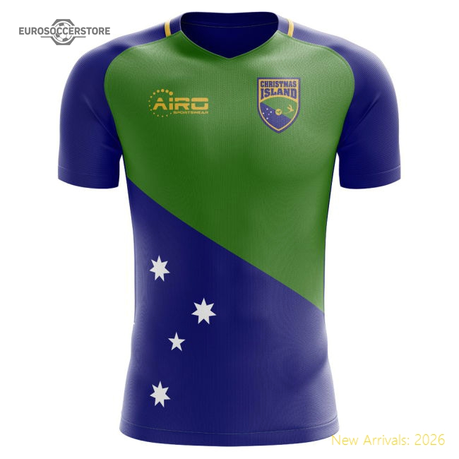 2025-2026 Christmas Islands Home Concept Football Shirt - Womens-The Soccer Shirt Hub