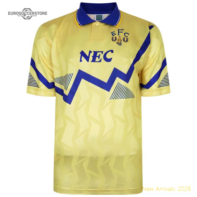 Everton 1990 Away Retro Football Shirt (SOUTHALL 1)-The Soccer Shirt Hub