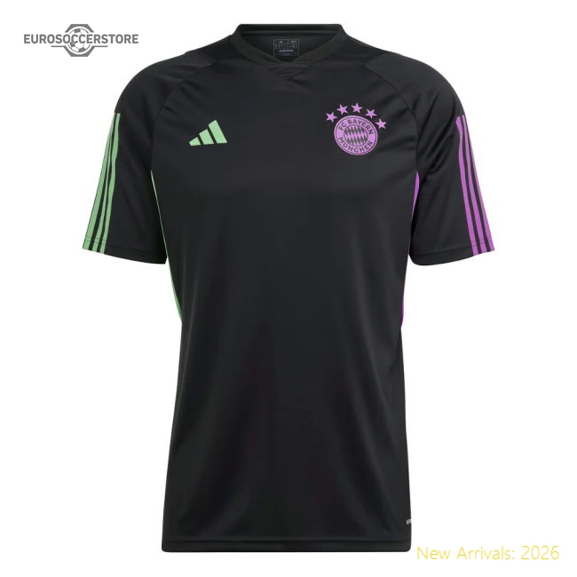 2023-2024 Bayern Munich Training Shirt (Black)-The Soccer Shirt Hub