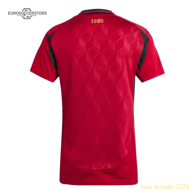 2024-2025 Belgium Home Shirt (Ladies)-The Soccer Shirt Hub