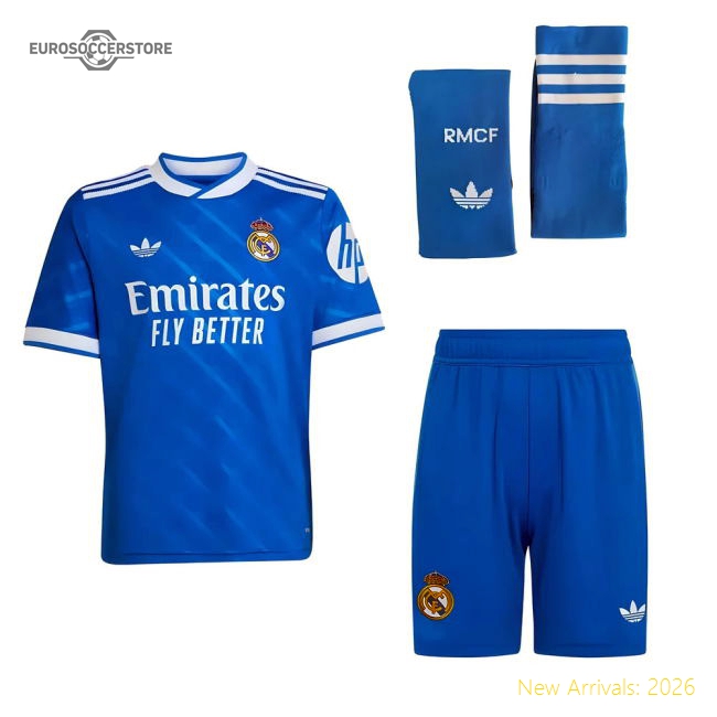 2025-2026 Real Madrid Third Mini Kit-The Soccer Shirt Hub
