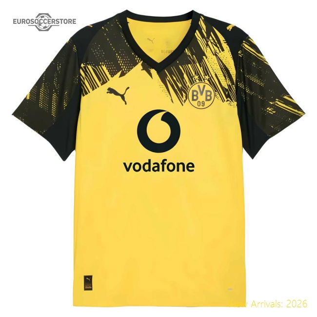 2025-2026 Borussia Dortmund Home Shirt-The Soccer Shirt Hub