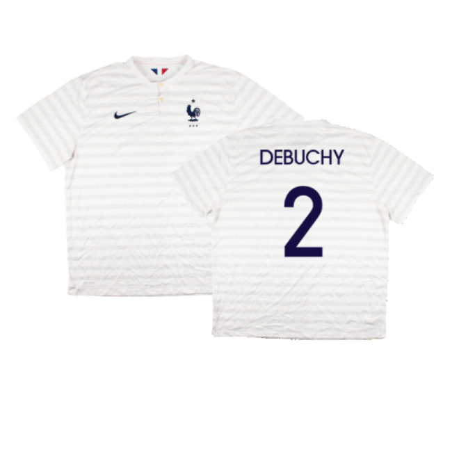 France 2014-15 Away Shirt ((Very Good) XXL) (Debuchy 2)-The Soccer Shirt Hub