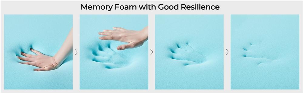 【On Sale】Yaheetech Cooling 8/10/12in Memory Foam Mattress Cooling Fiberglass free with 3 Foam Layers Gel Infused Green Tea Scent Medium Firm Twin Full Queen Size Ready in a Snap Body Hugging Comfort Cooler Fresher Nights, CertiPUR-US Certified