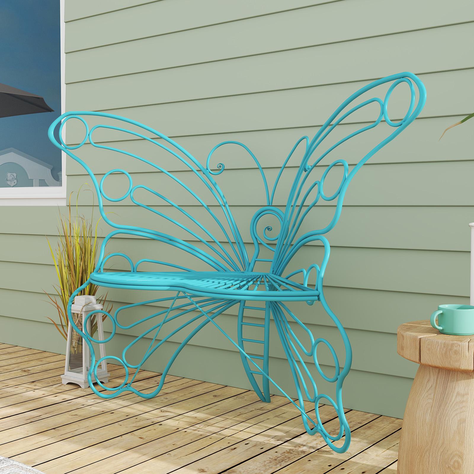 [SummerVibes]HLR，Outdoor Metal Butterfly Chairs, Y2K Aesthetic, Boho & Cottagecore Style, Seating for Patio, Garden, Backyard, Cute & Sturdy for Plant Lovers, Families, Teens tiktokshopspringglowup,summervibes