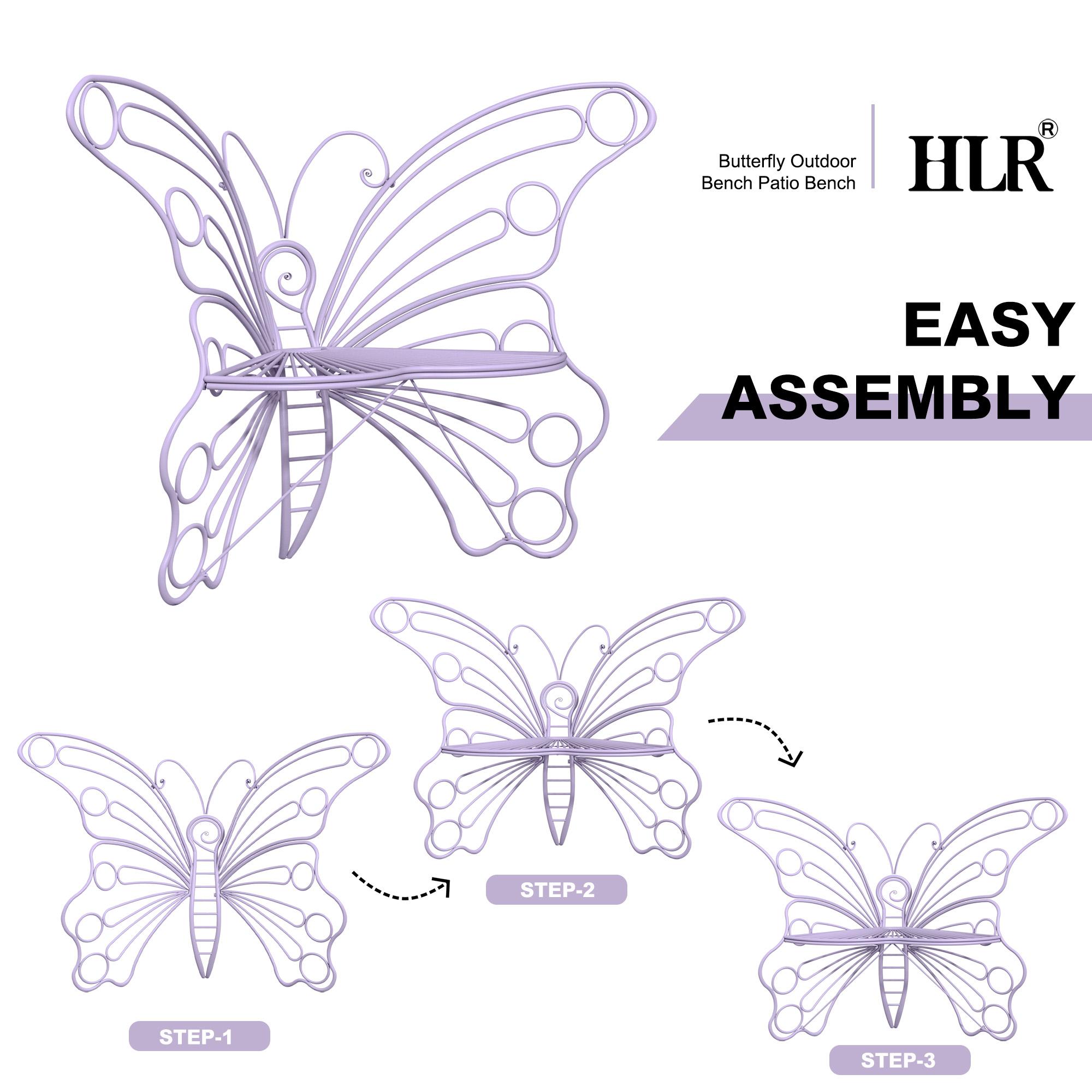 [SummerVibes]HLR，Outdoor Metal Butterfly Chairs, Y2K Aesthetic, Boho & Cottagecore Style, Seating for Patio, Garden, Backyard, Cute & Sturdy for Plant Lovers, Families, Teens tiktokshopspringglowup,summervibes