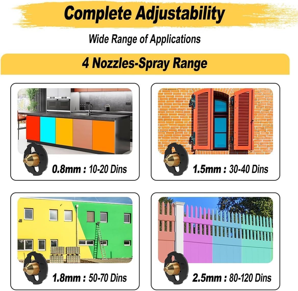 1000W High-Power Easy-to-Clean Handheld Electric Paint Sprayer, 1400ml Large Container Tool, Paint Sprayer Accessories for Garden Furniture & Fence Spraying, Handheld Paint Sprayers 1000W High-Power Easy-to-Clean Handheld Electric Paint Sprayer, 1400ml Large Container Tool, Paint Sprayer Accessories for Garden Furniture & Fence Spraying, Handheld Paint Sprayers