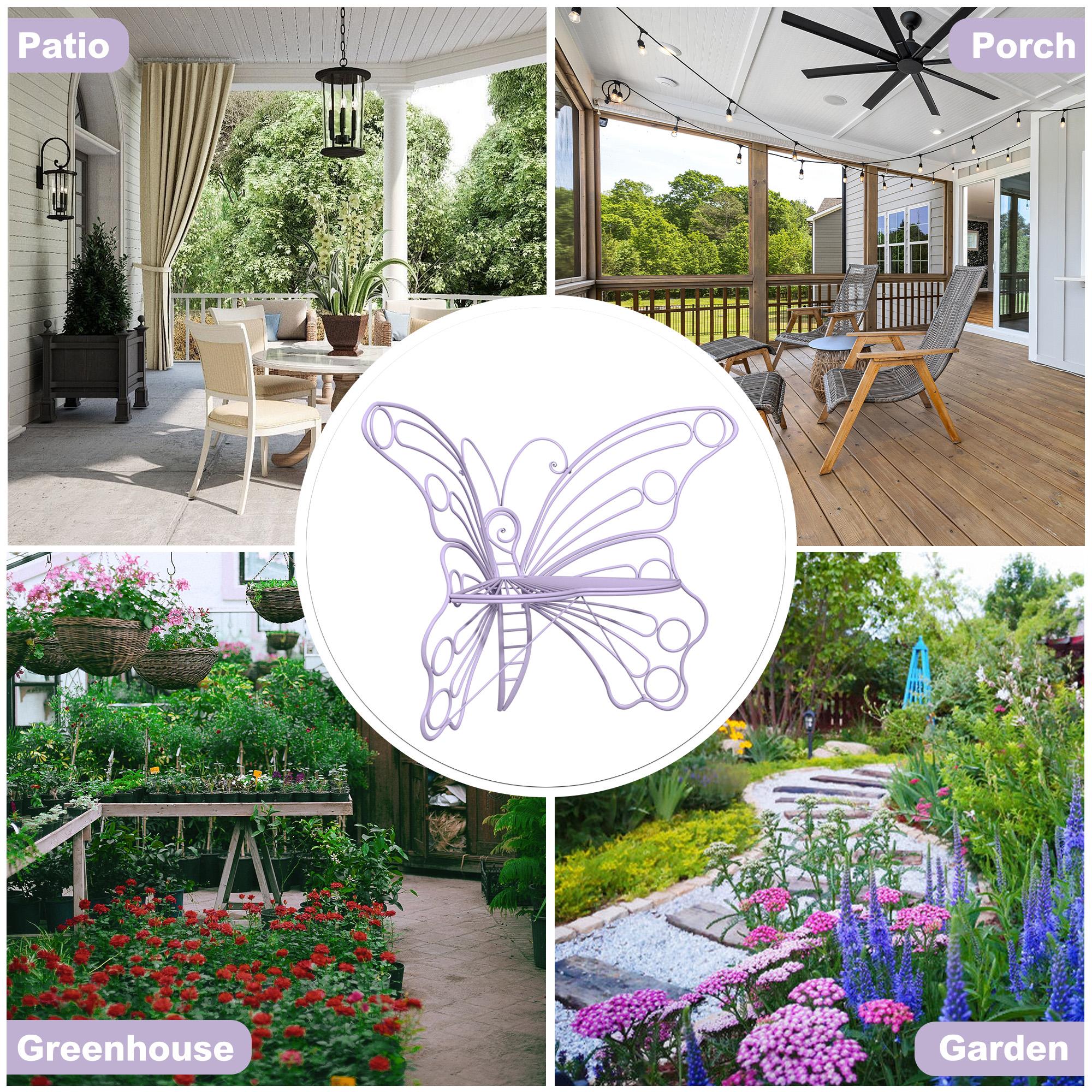 [SummerVibes]HLR，Outdoor Metal Butterfly Chairs, Y2K Aesthetic, Boho & Cottagecore Style, Seating for Patio, Garden, Backyard, Cute & Sturdy for Plant Lovers, Families, Teens tiktokshopspringglowup,summervibes